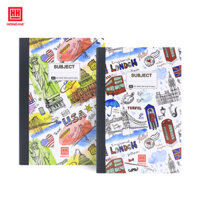 Sổ bìa bồi A4 360 trang Subject Hồng Hà - 4589