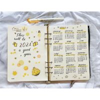 Sổ Bìa còng CaroDot Grid kẹp còng A5 - 100 tờ Giấy siêu dày Klong MS 994 - FILE VÀ GIẤY GIRD