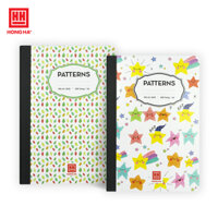 Sổ bìa cứng A4 200 trang kẻ ngang Patterns Hồng Hà - 4530 - 5 Quyển