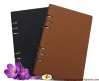 Sổ bìa da A5 còng nổi 9500