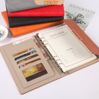 Sổ bìa da a5 doanh nhân - Refil - Đa năng - Nhiều ngăn đựng -  Có thể thay thế lõi S244