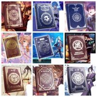 Sổ bìa da Hắc Quản Gia Miku Thủ Lĩnh Thẻ Bài Sakura Ma Đạo Tổ Sư Date A Live Fate Naruto Kimetsu No Yaiba anime chibi