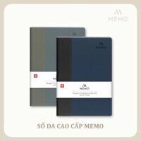 Sổ bìa da MEMO 6 - 200 trang 8731 - Kích thước: 150 x 210 mm, định lượng 70gsm, dòng kẻ ngang
