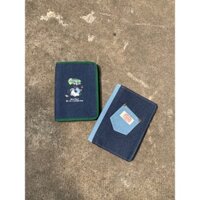 Sổ bìa jeans / denim journal MẪU MỚI giặt được gáy còng 6 lỗ A5