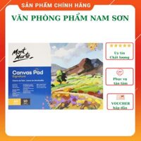 Sổ Canvas Toan Vẽ Màu Acrylic,Sơn Dầu, Canvas Pad 10 Tờ Toan, 280Gsm A5A4A3 Mont Marte - A4