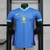Số cầu thủ 2024 / 25 Áo bóng đá sân khách Brazil Áo thun S-2XL