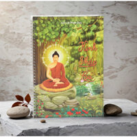 Sổ chép KINH PHÁP CÚ - In Chữ Mờ - Vở chép chất lượng cao, giấy ngả vàng chống lóa mỏi mắt