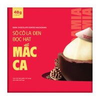 Sô cô la đen bọc hạt mắc ca Henk hộp 48g (1 Hộp)