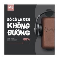 Sô cô la đen không đường 68% Henk hộp 48g (1 Hộp)