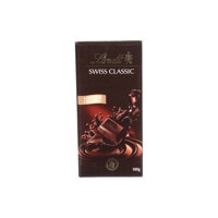 SÔ-CÔ-LA ĐEN LINDT SWISS CLASSIC DẠNG THANH, KHÔNG CÓ NHÂN 100G