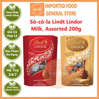 Sô-cô-la Lindt Lindor Milk, Assorted 200g