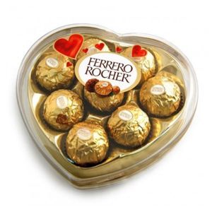 Sô cô la trái tim Ferrero Rocher 100gr (8 viên)