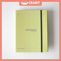 Sổ còng A5 Crabit - Còng 6 lỗ - Bìa xanh lá narcissus