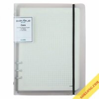 Sổ còng Klong giấy caro A5 gồm File còng + 100 tờ, Binder làm Bullet journal MS 994