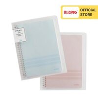 Sổ còng nhựa 26 chấu Caro KLONG B5 40 tờ 12076 MS 544