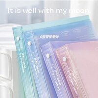 Sổ còng Pastel B5 mix giấy caro + kẻ ngang S17