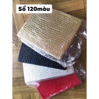 Sổ da 120 màu (tặng đánh số sơn khi mua sổ + móng)