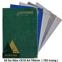 Sổ Da màu CK10 70Gsm A4 20x30cm 192 trang