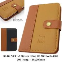 Sổ Da NÚT A5 70Gsm Hồng Hà Mixbook 4608                         &nbsp(&nbsp200 trang - 148x205mm&nbsp)