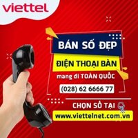 Số Đẹp Điện Thoại Cố Định Viettel, 686868, 666888, 66666 làm Hotline. Mang đi Toàn Quốc như Số di động không bị giới hạn