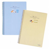 Sổ Dot Grid lò xo kép  bìa nhựa 2 mặt B5 120 trang 100/76; MS: 578