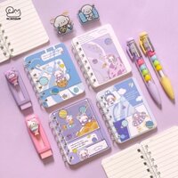 Sổ gáy xoắn A7 Động vật Astronaut (160tr)