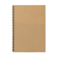 Sổ Ghi Chú Đóng Gáy Lò Xo ARTBOX Hàn Quốc Dạng Kẻ Ô Lưới Màu Trơn Chuyên Dùng Học Tập