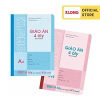 Sổ giáo án 4 ô ly may dán gáy A4 200 trang 7092 MS 370