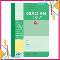 Sổ giáo án KLONG 4 ôly2.52.5 A4 200tr MS 314T4