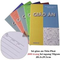 Sổ giáo án Tiến Phát 200 trang kẻ ngang 70gsm 20.2x29.5cm