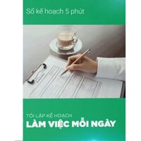 Sổ Kế Hoạch 5 phút , Sổ Tay Doanh Nhân, Sổ Quản Lý Thời Gian - PDCA