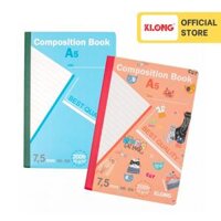 Sổ kẻ ngang may dán gáy Composition book A5 200 trang 7092 MS 305