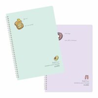 Sổ kẻ ô nét đứt A4 120 trang 100GSM Dash Caro Klong (6x6)mm MS 559 lò xo trong suốt nhựa mềm