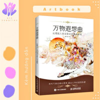 Sổ kèm hướng dẫn màu nước Vạn vật kì ảo_artbook
