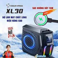 Sò lạnh tản nhiệt điện thoại XL30 quạt tản nhiệt nước từ tính hiệu năng cao có sạc không dây 15W