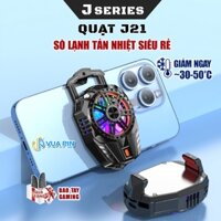 Sò lạnh tản nhiệt điện thoại J21 bản nâng cấp của sò lạnh J20 với 3 chế độ làm lạnh Led Gaming