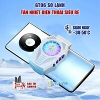 Sò lạnh tản nhiệt điện thoại siêu rẻ GT06 Led RGB hỗ trợ chân cắm sạc điện thoại màu trắng