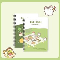Sổ lò xo A5 Hải Tiến 200 trang DOKI DOKI 7079 - Kích thước 150 x 210 mm, Định lượng 70gsm