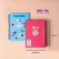 Sổ Lò Xo A5 Kẻ Ngang Classmate 200 Trang, Sổ Tay Ghi Chép, Note Book, Lên Planner, Bullet Journal 20-026A5