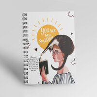 Sổ Lò Xo Ghi Chép Kế Hoạch Và Nhật Ký You Are My sunshin - Giấy Kẻ Ngang 160 Trang, Khổ 13x19 cm