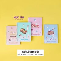 Sổ Lò Xo Kẻ Ngang 200 Trang Classmate Sổ Tay Ghi Chép A5, 100gsm Bìa Bánh Ngọt