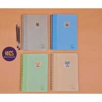 SỔ LÒ XO KÉP A5 120 TRANG Klong Ms 537-535 - Sổ A5 Caro 535