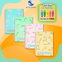 Sổ Lò Xo Nhựa Mềm CLASSMATE A5/B5 Kẻ Chấm Dot Gird 200 Trang-80GSM, Sổ Tay Lò Xo Dùng Cho Ghi Chép, Take Note, Planner