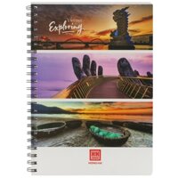 Sổ Lò Xo Notebook, Cool A4 200 Trang - 4145 - Mẫu 4 - Vietnam Exploring - Da Nang