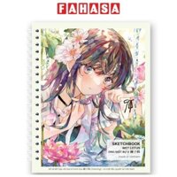Sổ Lò Xo Phác Thảo Wet Lotus - Họa Sĩ Nhật Bản Yukoring A4 - Giấy Trơn - 72 Trang 190gsm - Odom Paper