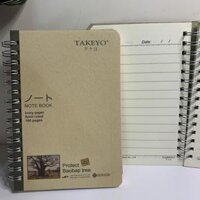 Sổ lò xo Takeyo khổ A5 160tr TMG-8532 KT 148x210mm