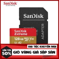 SỐ LƯỢNG CÓ HẠN [CHÍNH HÃNG A2] Thẻ Nhớ MicroSDHC Sandisk Extreme V30 A2 128GB 160MB/s - Thẻ nhớ Micro SD Sandisk Extrem