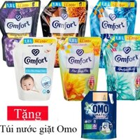 [Số Lượng Có Hạn] Nước xả vải Comfort 1.8 lít Tặng 1 túi nước giặt Omo cửa trước 412g