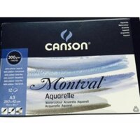 SỔ MÀU NƯỚC CHUYÊN DỤNG CANSON MONTAVAL A3(30CMX42CM)