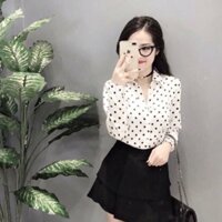 Sơ mi chấm bi